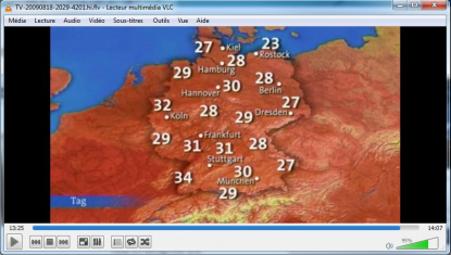 Non, une carte météo de la France n'a pas été rougie pour