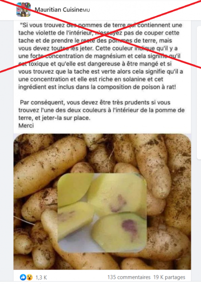 Science. Pourquoi les pommes de terre ne sont pas des légumes ?