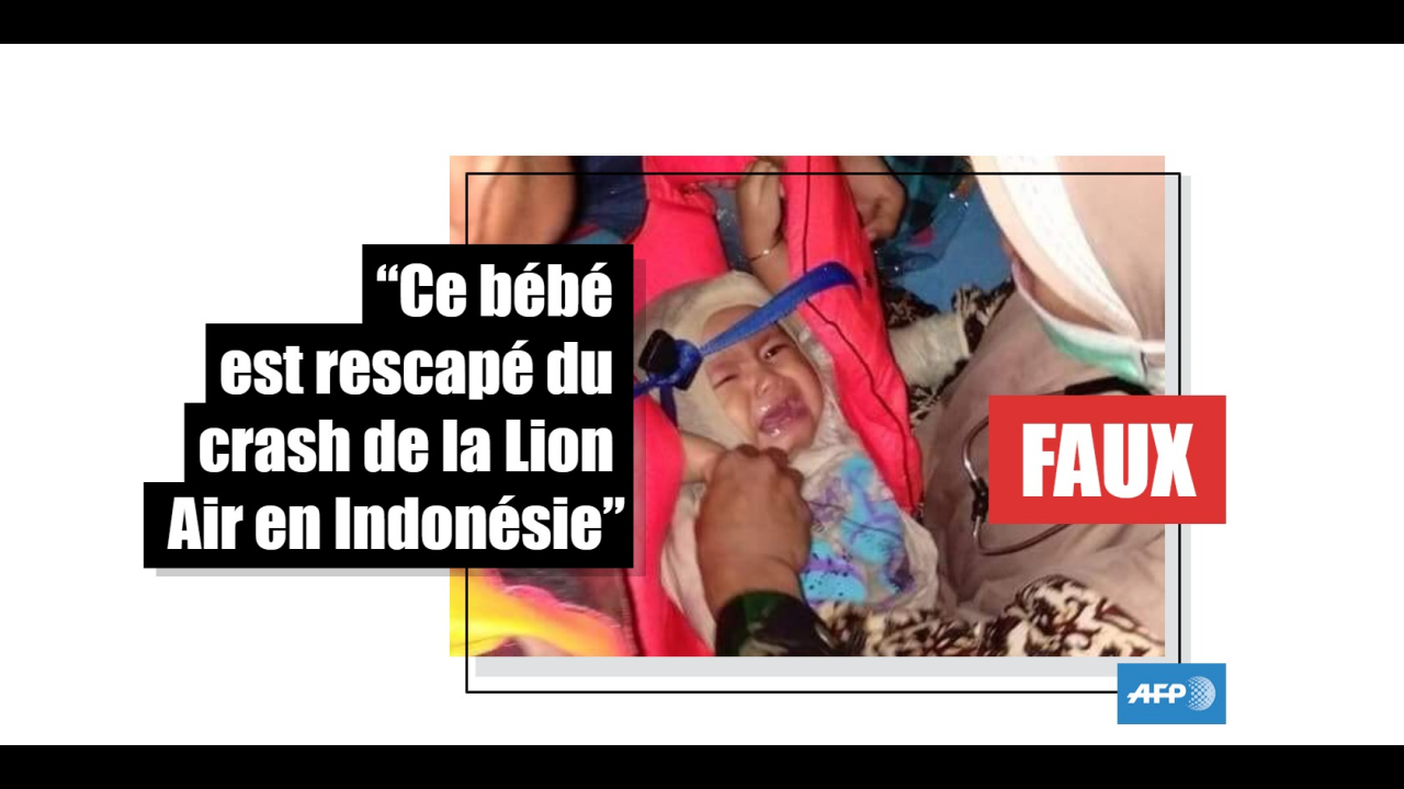 Non Ce Bebe N Est Pas Rescape Du Crash De L Avion De La Lion Air Factuel